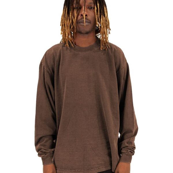 Garment-Dyed Long Sleeve T-Shirt Thumbnail