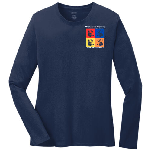 Montessori Academy Student Ladies Long Sleeve T-Shirt Thumbnail