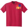 Beefy T ® 100% Cotton T Shirt with Pocket Thumbnail